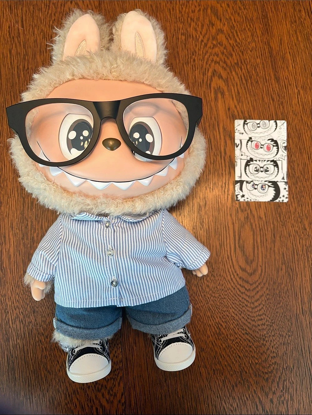 POP MART Labubu The Monsters “Flip With Me” Vinyl Plush Doll + Accessories